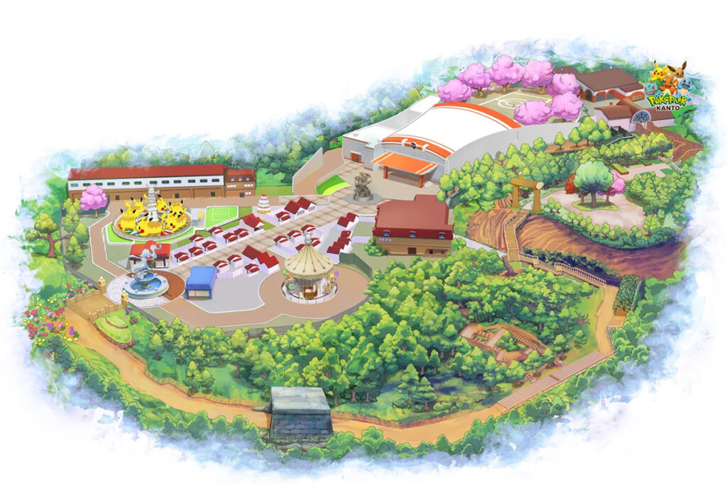 PokéPark KANTO map