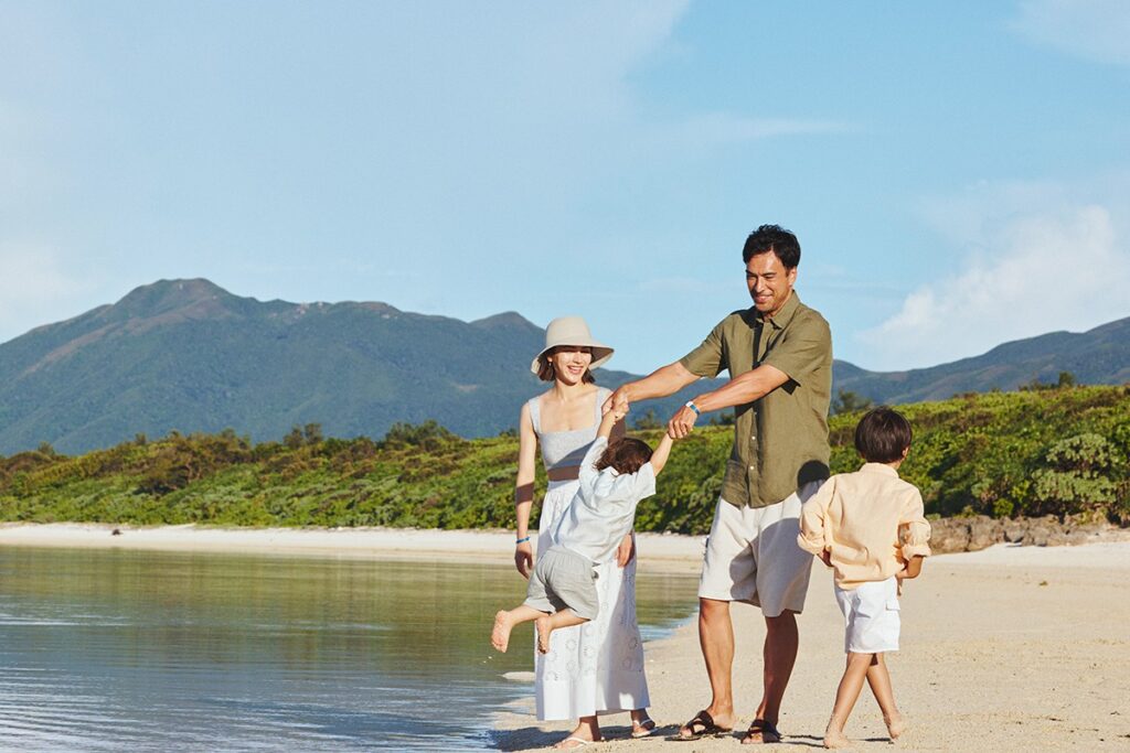 Family on an Ishigaki summer holiday