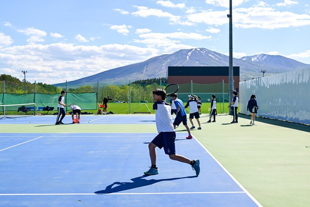 Harrow International School Appi students playing tennis