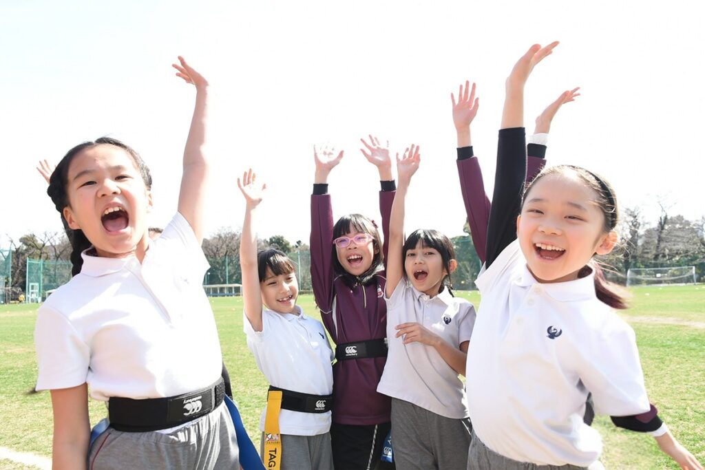 Phoenix House International School students celebrating