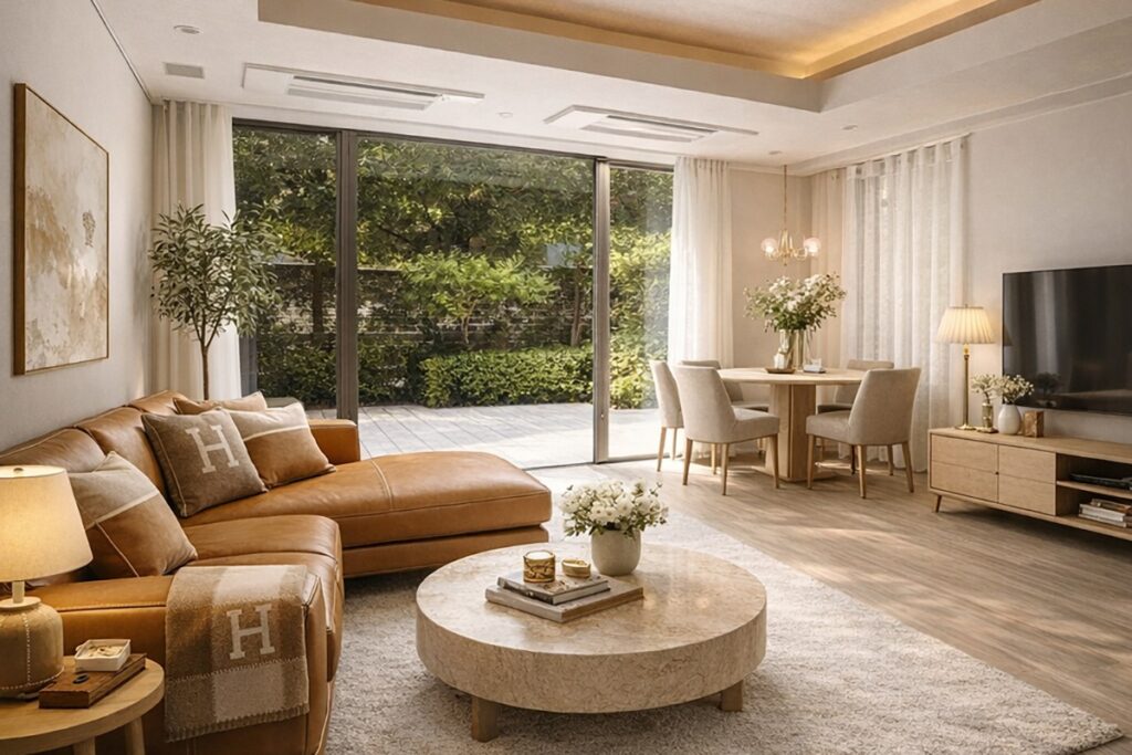 luxury living in central Tokyo