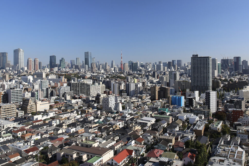 Tokyo Skyline, Shibuya and Minato Wards