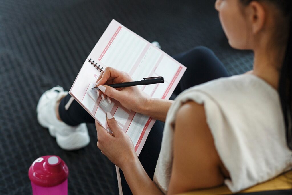 Training logs for monitoring results