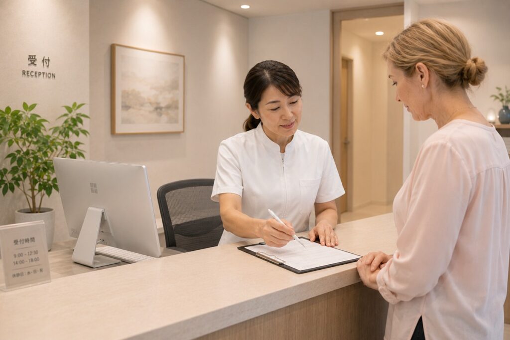 Psychiatrist front desk English-friendly support