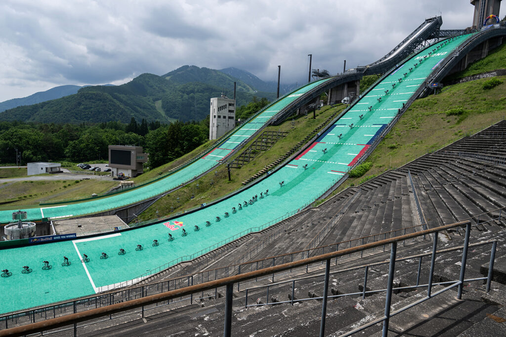 Hakuba Ski Jump Stadium in Nagano