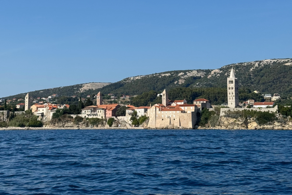 A sea view of the Croatian coast