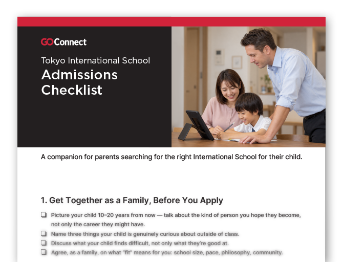 international schools checklist