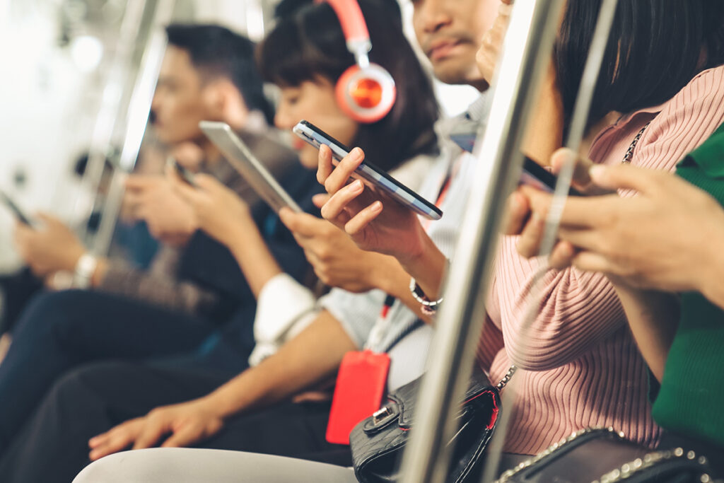 Geographic targeting on train